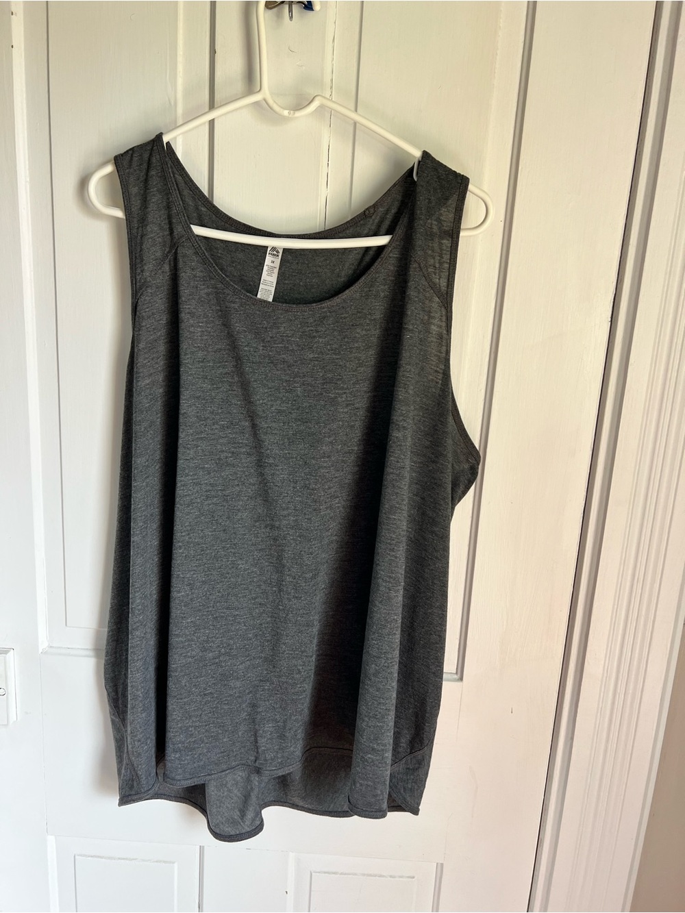 RBX Women’s Charcoal Gray Scoop Neck Tank size 3XL